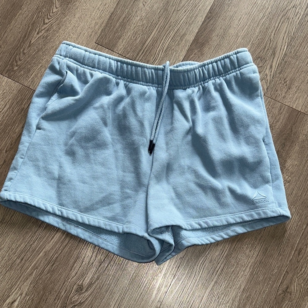 Fleece Reebok Women's Light Blue Shorts